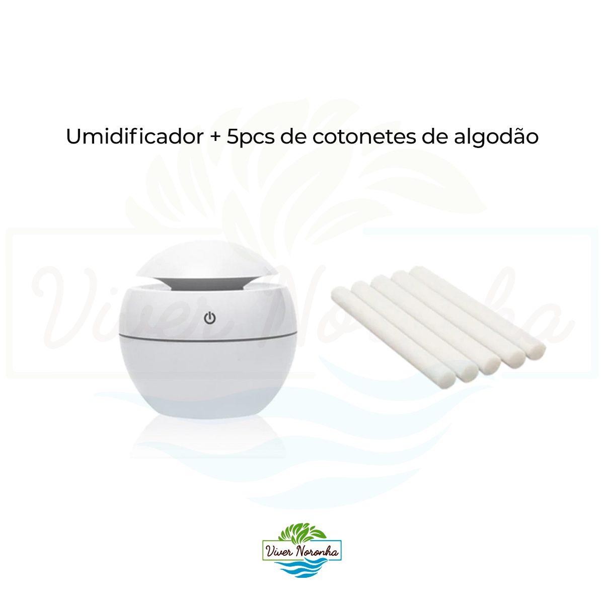 Kit Umidificador Minimalista + 5 Filtros - Frete Grátis