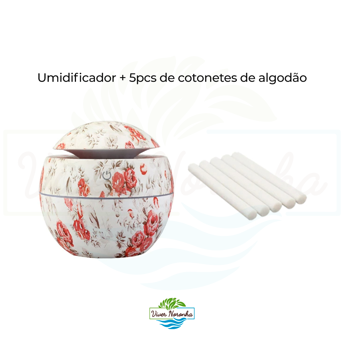 Kit Umidificador Minimalista + 5 Filtros - Frete Grátis