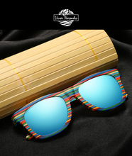 Carregar imagem no visualizador da galeria, Óculos Bambu Colorido Viver Noronha - Frete Grátis
