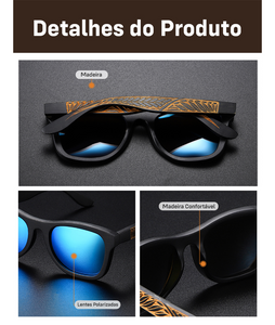 Óculos Brown Bambu Viver Noronha - Frete Grátis