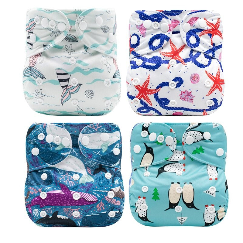Kit 4 Fraldas Ecológicas - Frete Grátis
