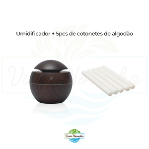 Kit Umidificador Minimalista + 5 Filtros - Frete Grátis
