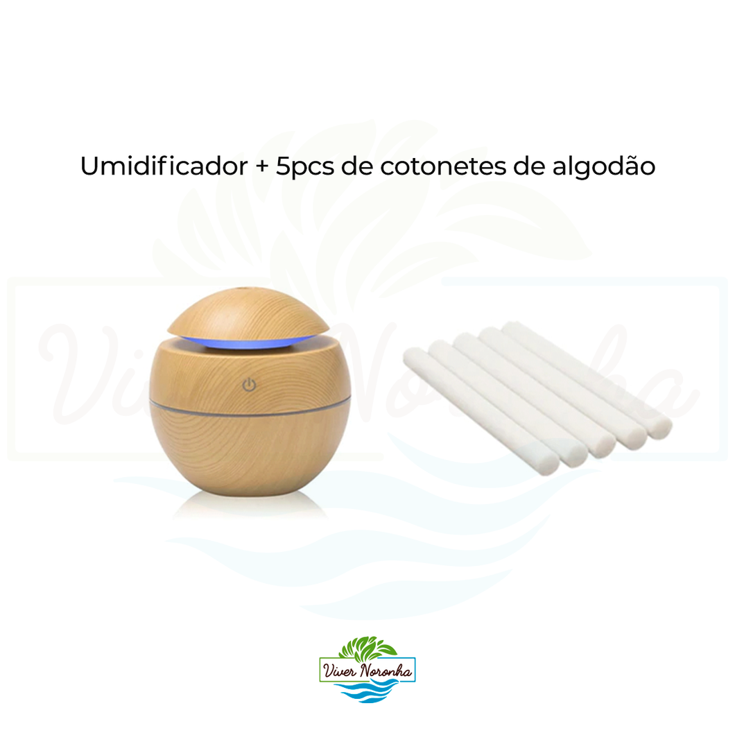 Kit Umidificador Minimalista + 5 Filtros - Frete Grátis