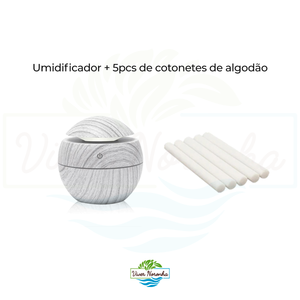 Kit Umidificador Minimalista + 5 Filtros - Frete Grátis