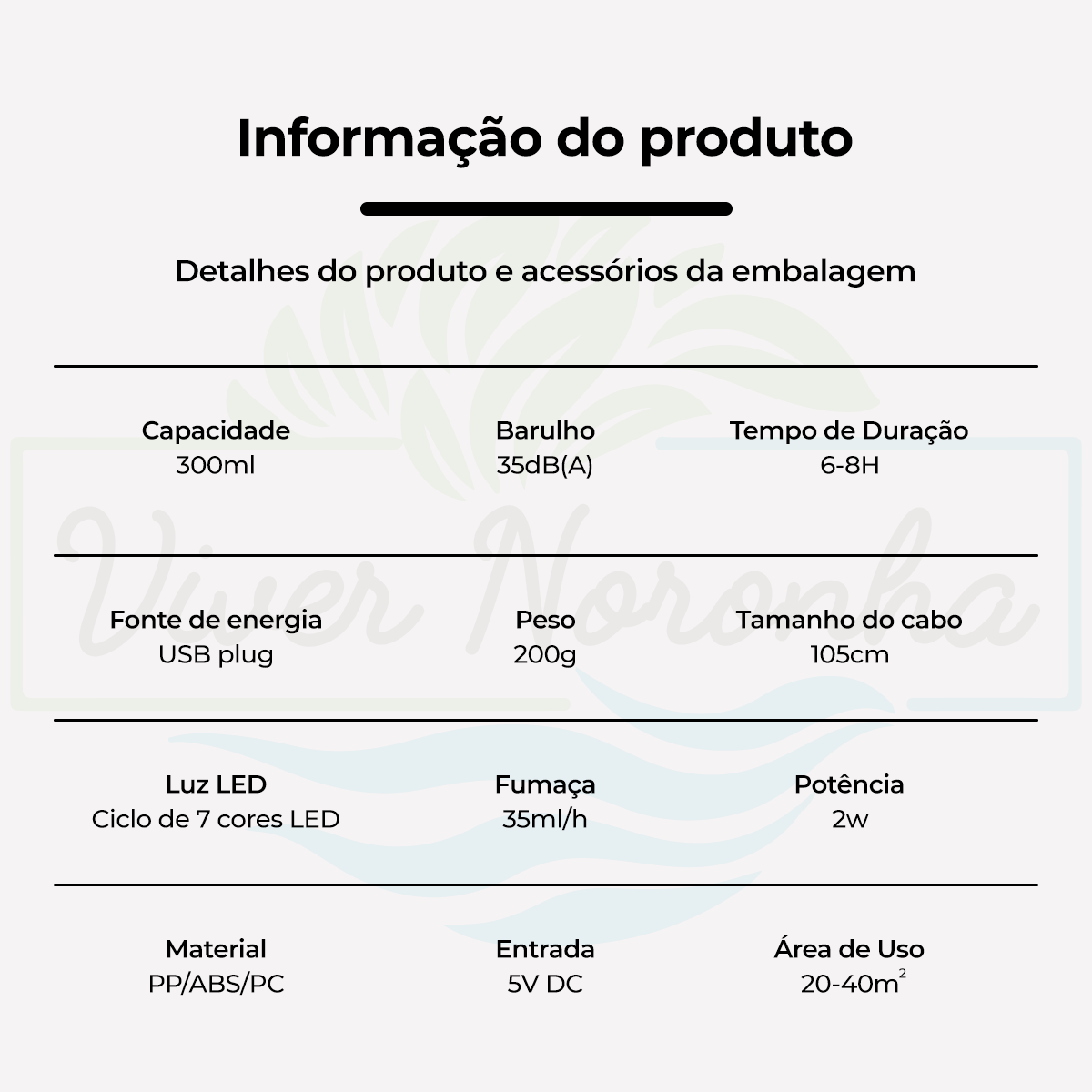 Umidificador Madeira - Frete Grátis