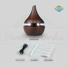 Carregar imagem no visualizador da galeria, Kit Umidificador Madeira + 20 Filtros - Frete Grátis
