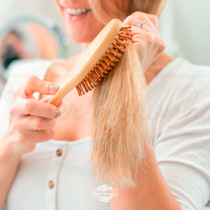 Escova de Cabelo de Bambu - Frete Grátis