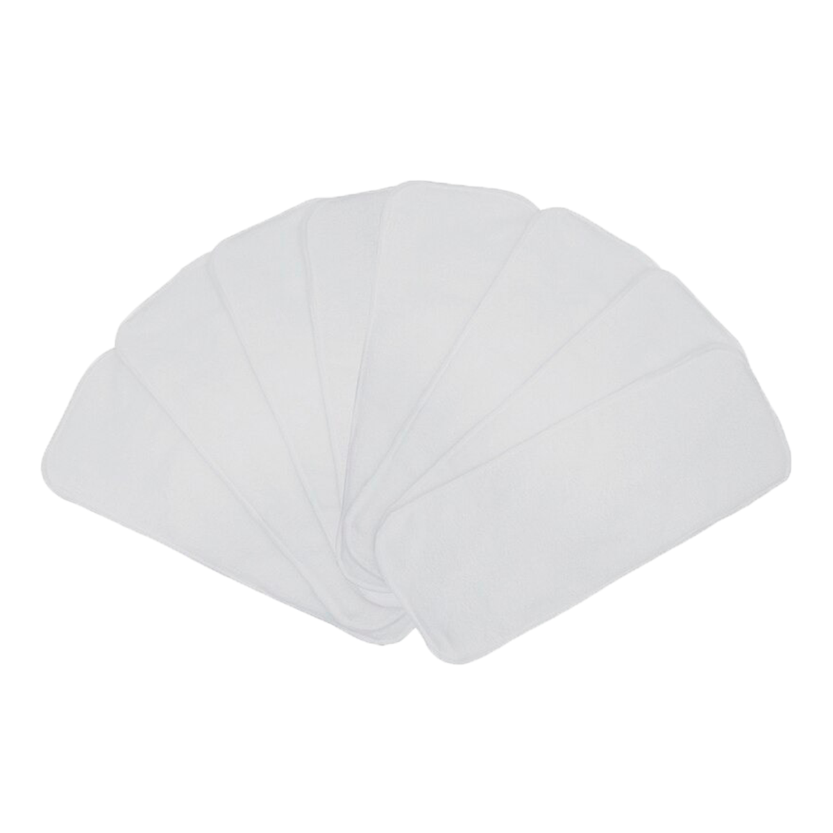 Kit 08 Absorventes Microfibra Fraldas Ecológicas + Frete Grátis