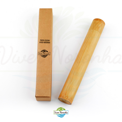 10 Escovas de bambu + 01 Case - Combo Adulto - Frete Grátis