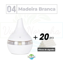 Carregar imagem no visualizador da galeria, Kit Umidificador Madeira + 20 Filtros - Frete Grátis

